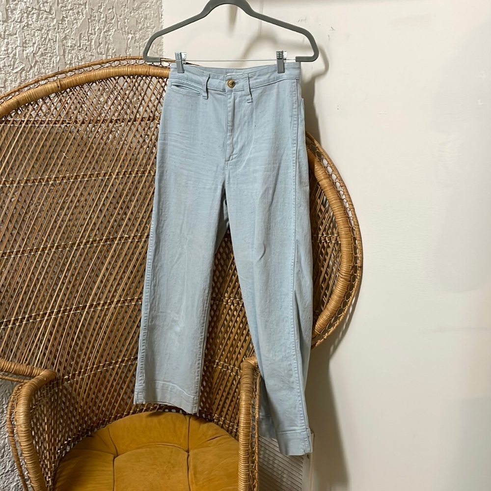 Madewell wide leg high rise pants
